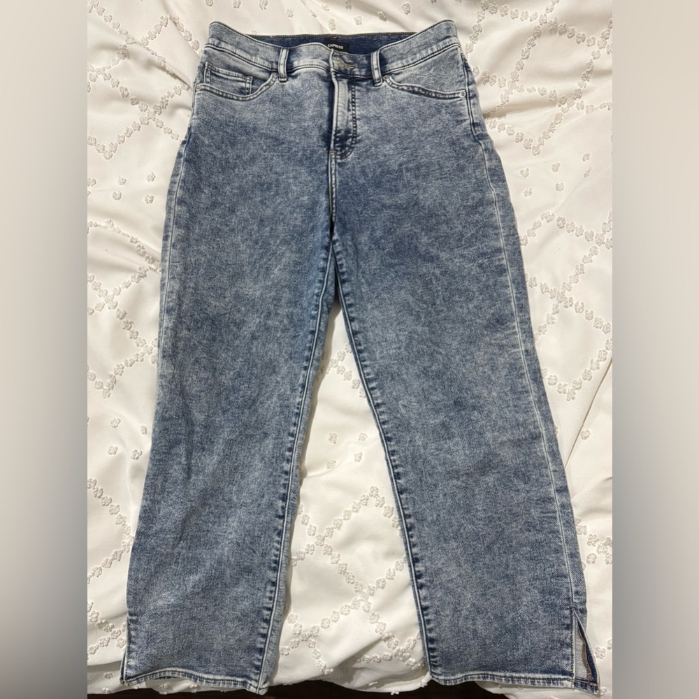 Like New Express Acid Wash Jeans